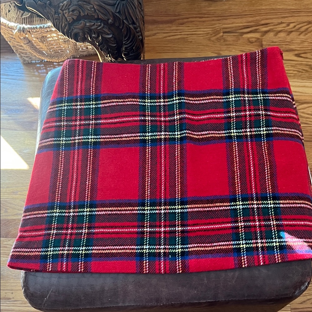 Red Plaid Skirt